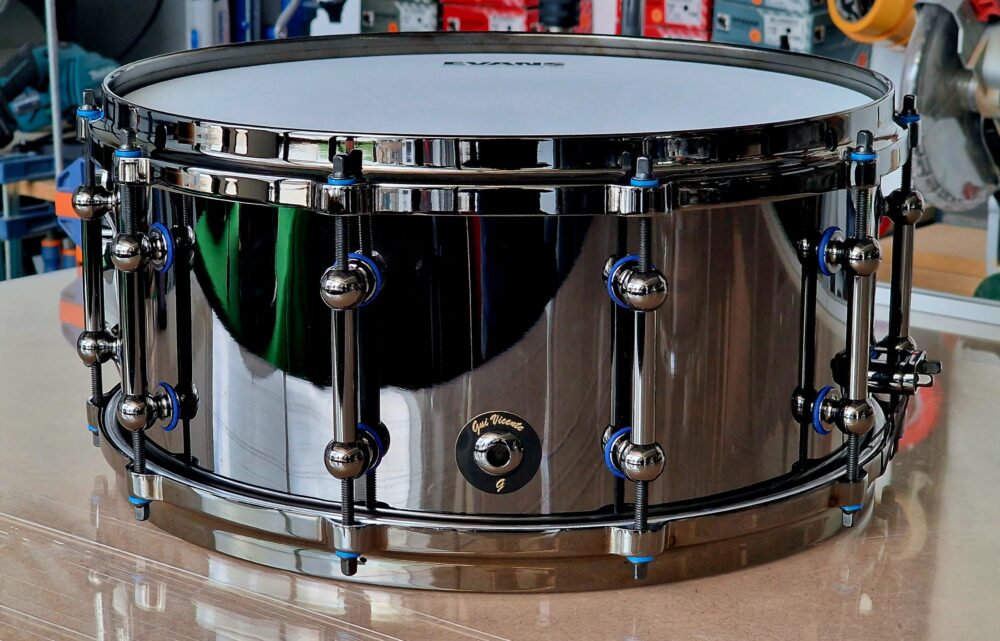 14x6.5" Black Nickel over Brass Snare - Image 2