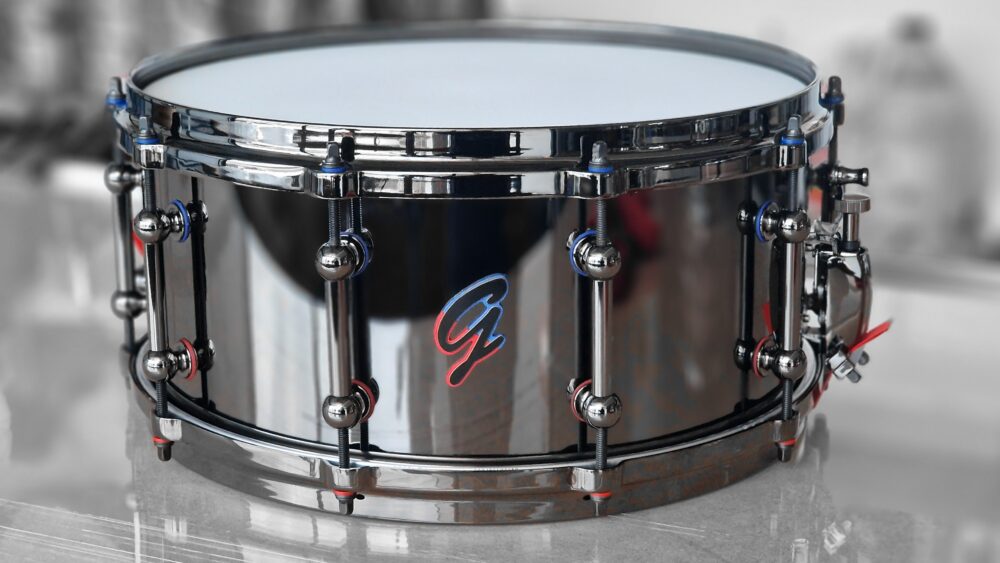 14x6.5" Black Nickel over Brass Snare - Image 3
