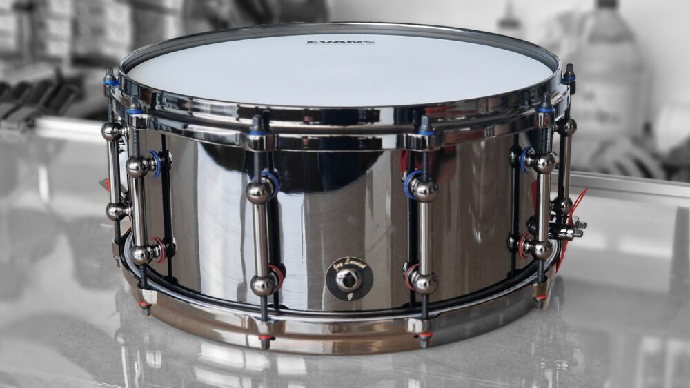 14x6.5" Black Nickel over Brass Snare - Image 4