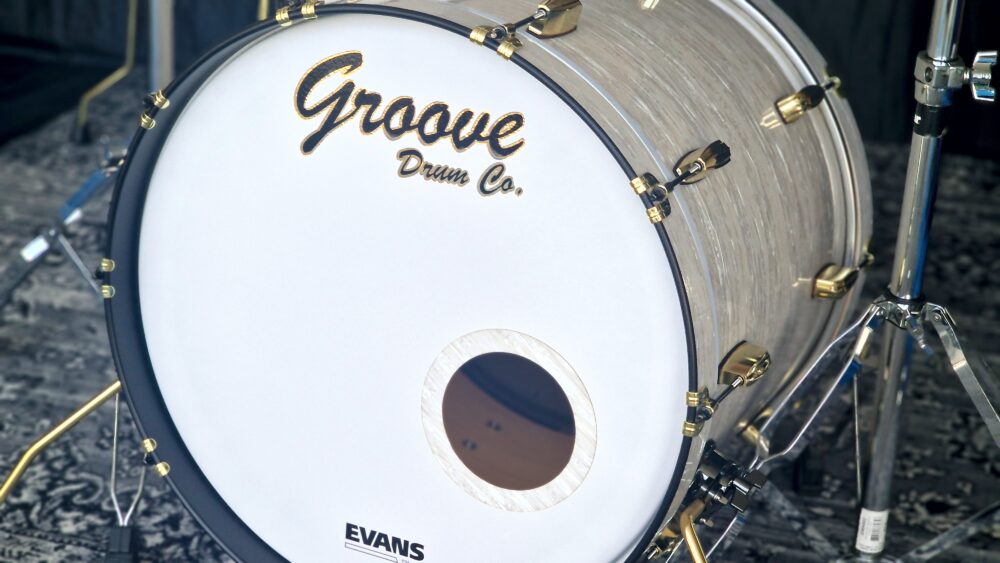 White Onyx over Maple Drums 20",8,10,12,14,16" - Image 5