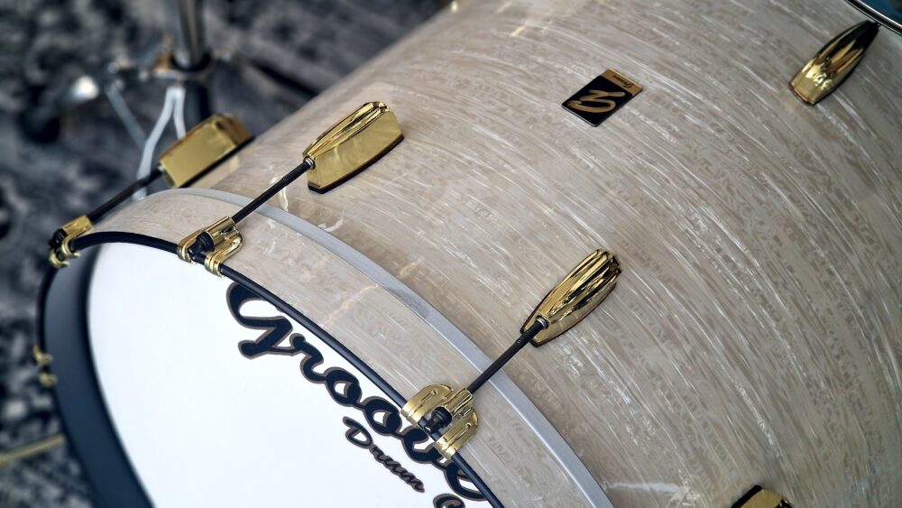 White Onyx over Maple Drums 20",8,10,12,14,16" - Image 10