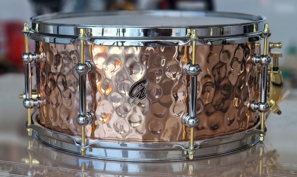 14x6.5" Hammered Bronze Snare Drum