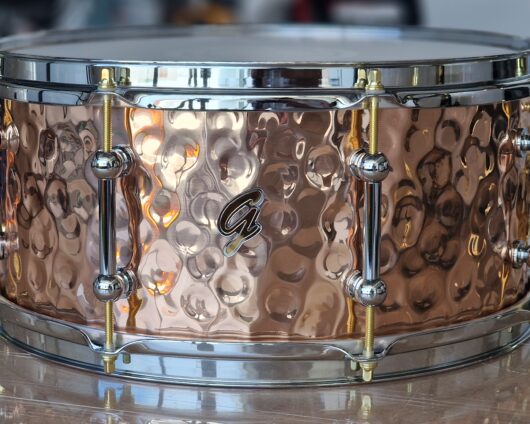 Featured image for “14x6.5" Hammered Bronze Snare Drum”