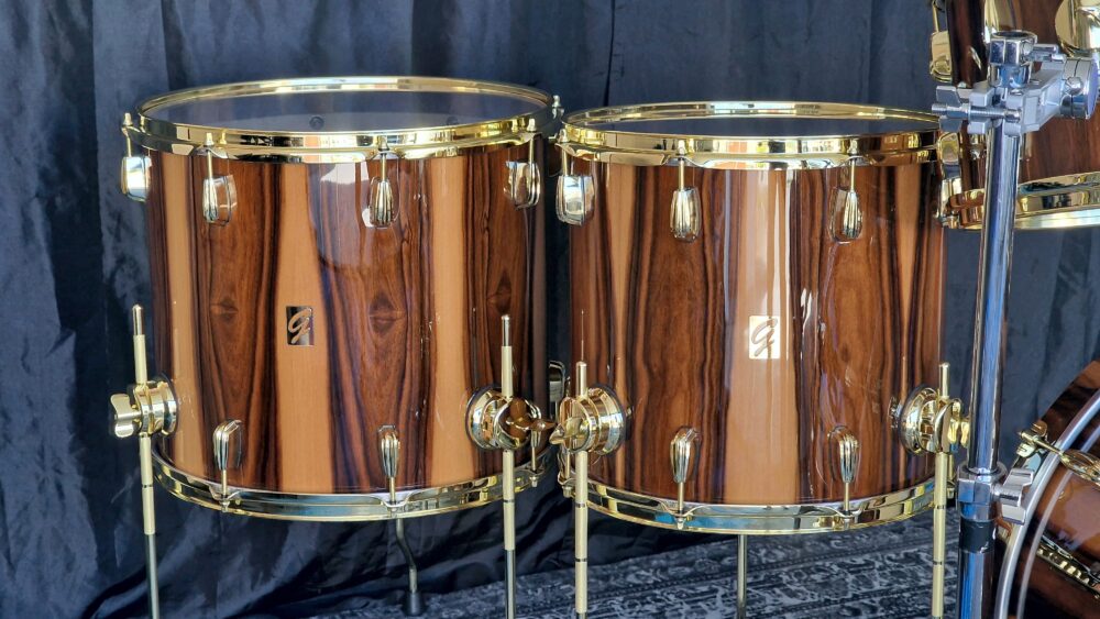 Santos Rosewood over Maple w/re-rings - Image 5