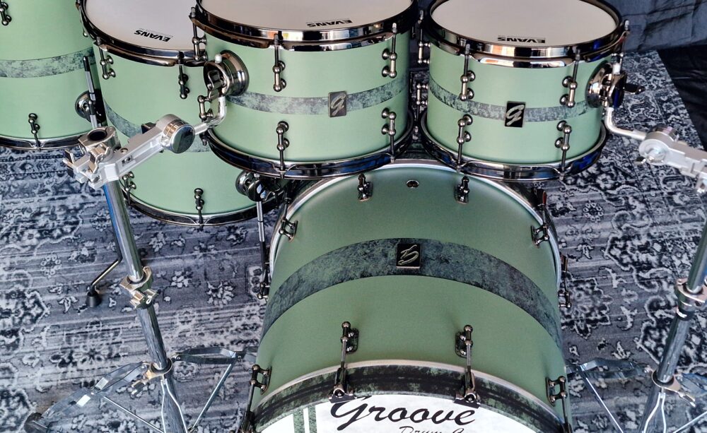 Ultra Matte Dark Green over Cherry Shells - Image 9