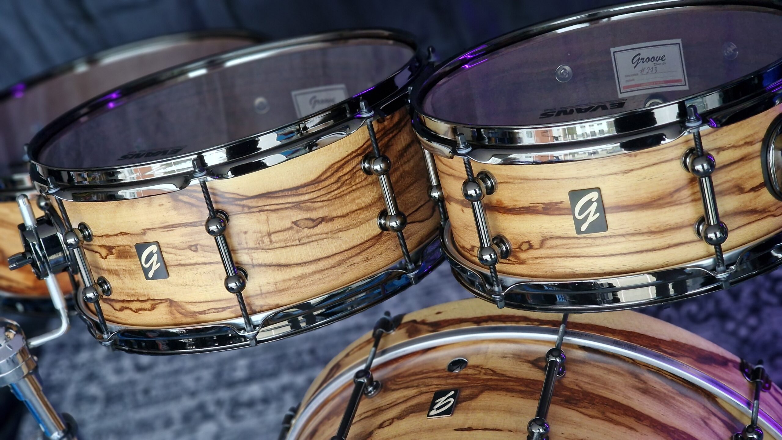 Chenchen over Walnut Double Pancake Drums - Image 3
