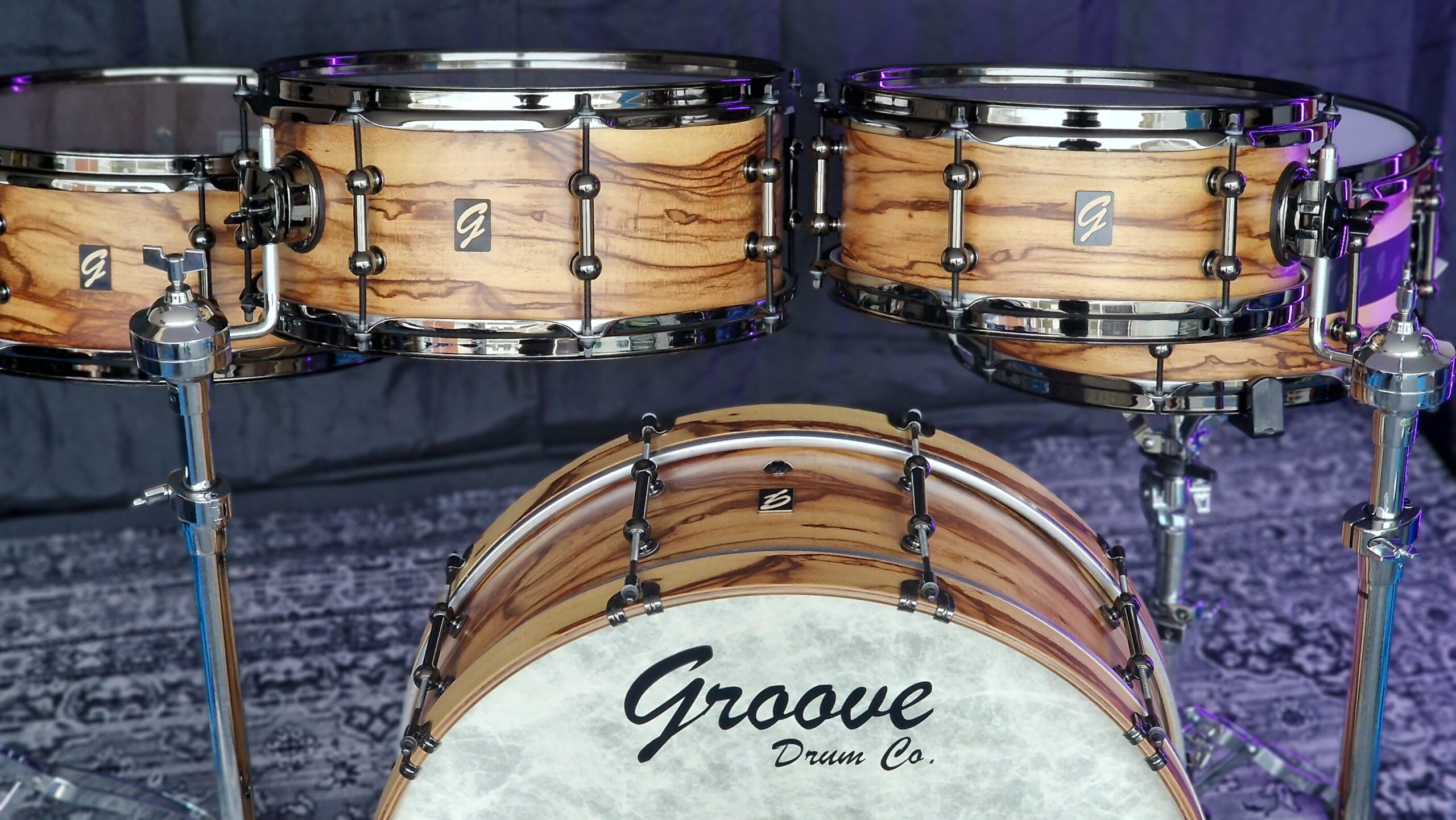 Chenchen over Walnut Double Pancake Drums