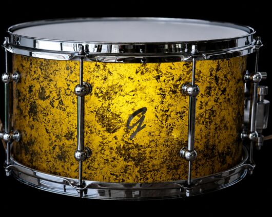 Featured image for “14x8" Yellow Acrylic Brushed Black Snare”