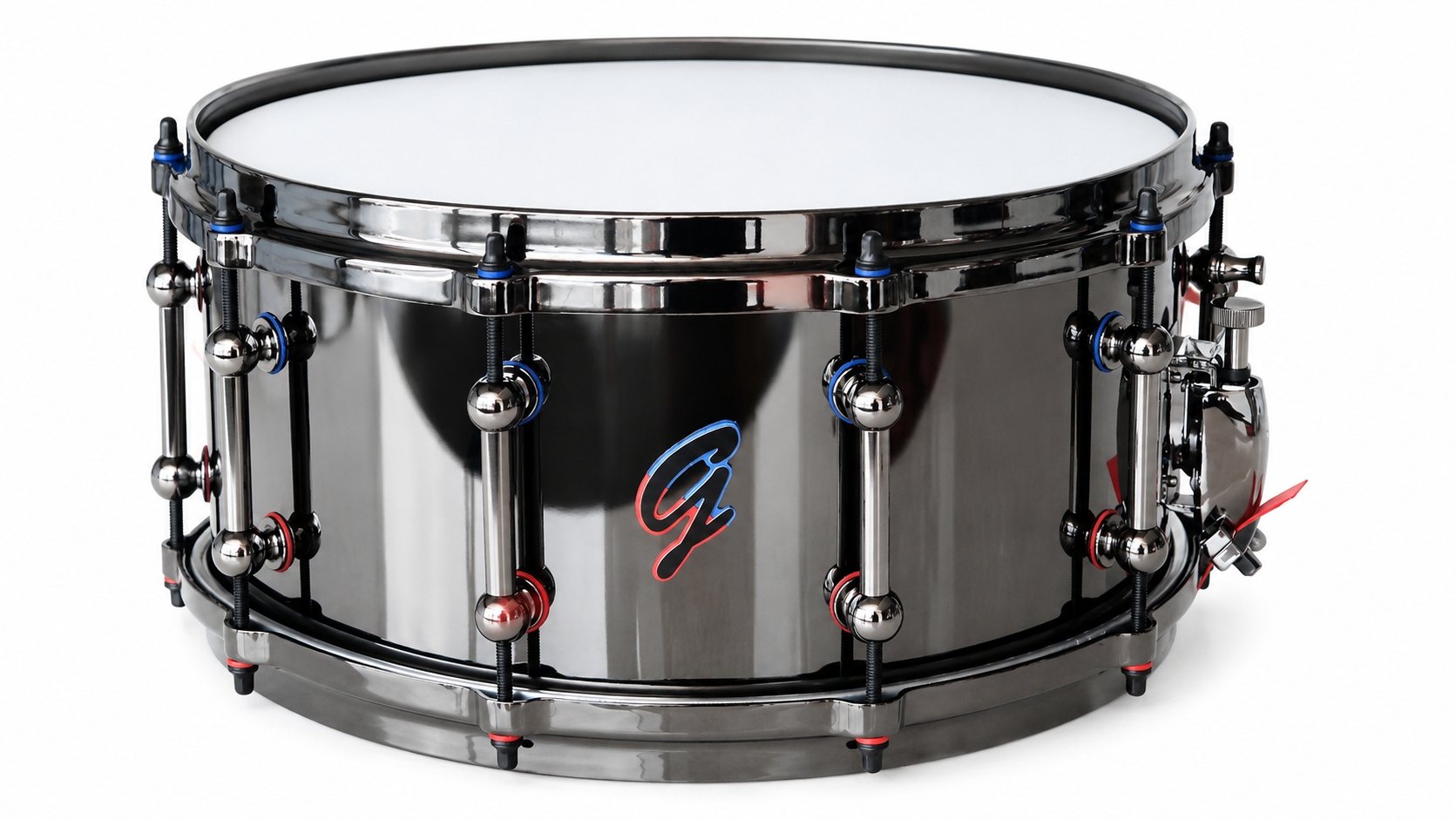 14x6.5" Black Nickel over Brass Snare - Image 3