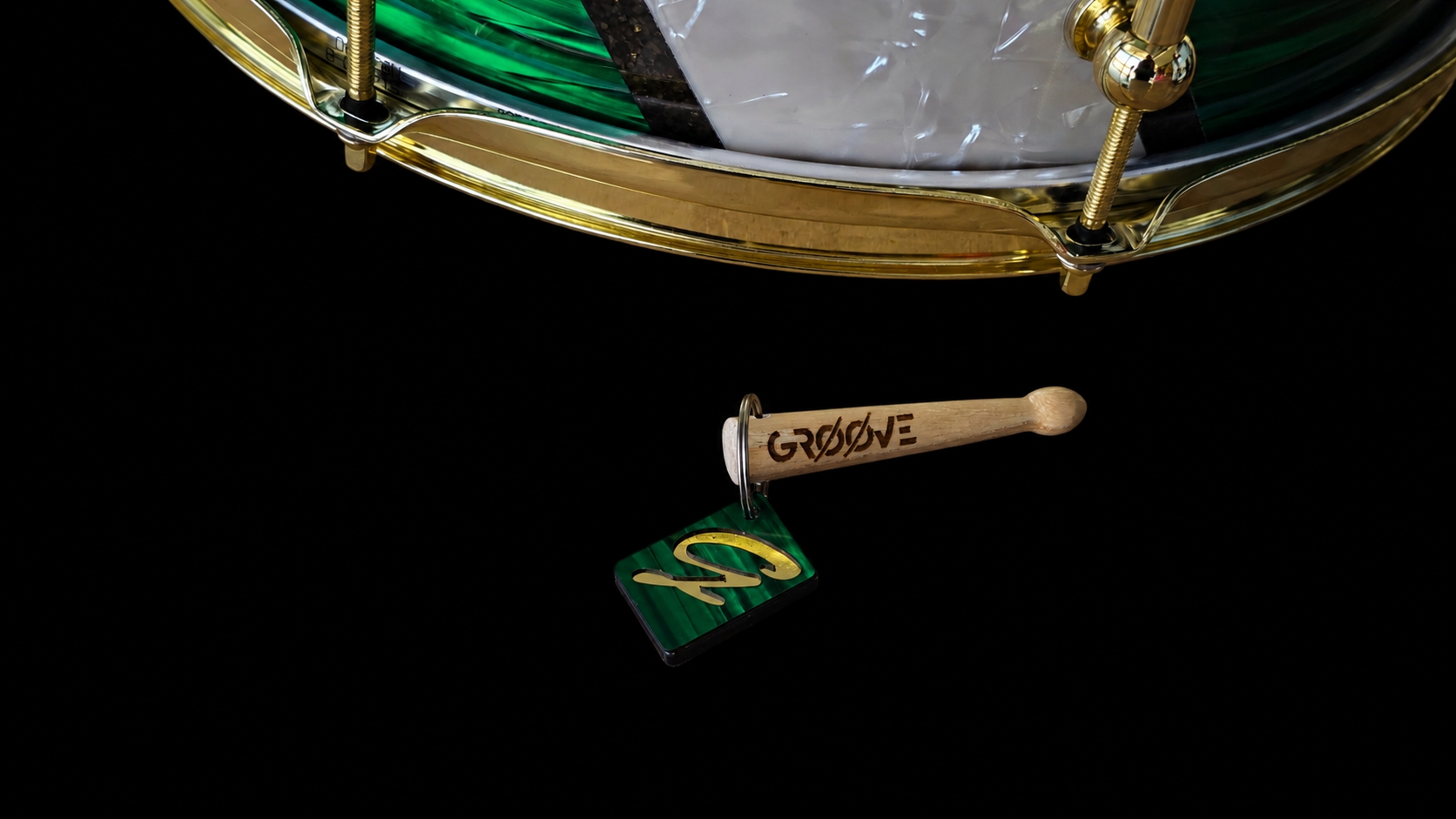14x7" Birch Green Ripple Snare - Image 4