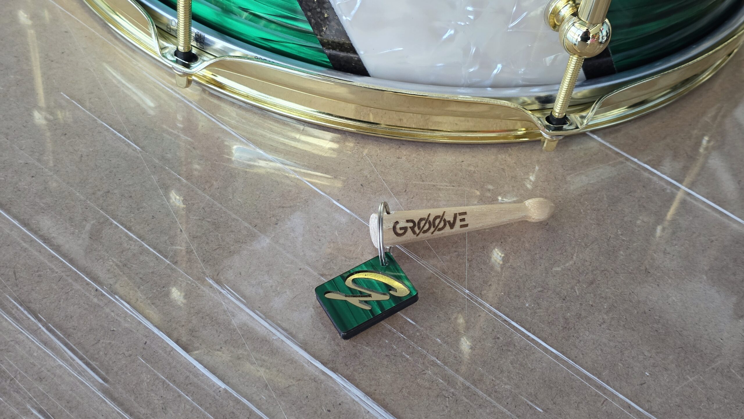 14x7" Birch Green Ripple Snare - Image 4