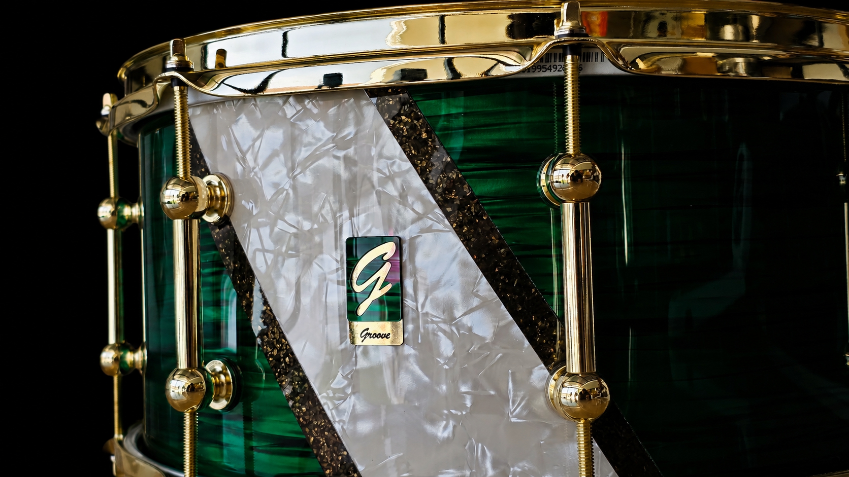 14x7" Birch Green Ripple Snare - Image 3