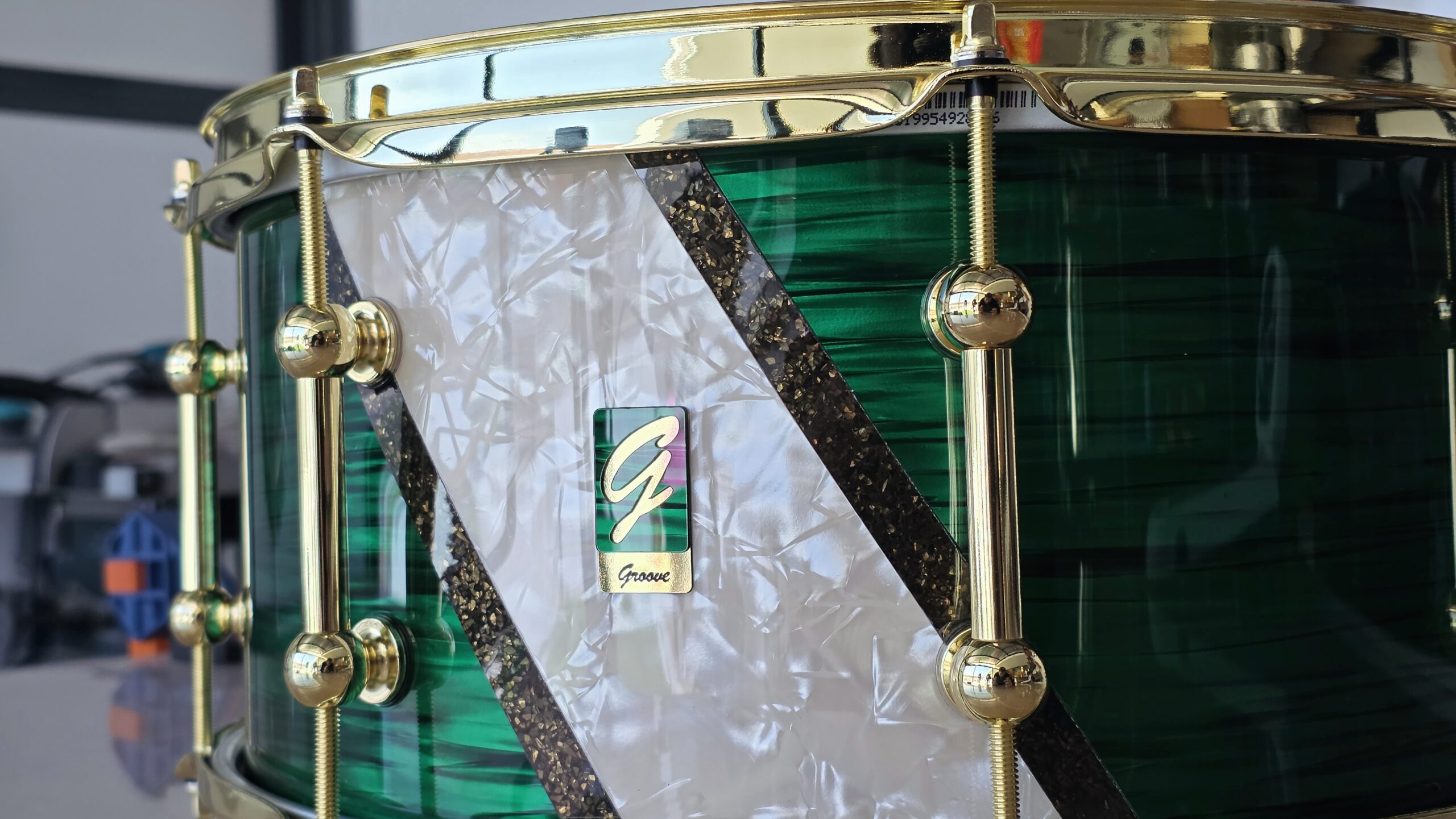 14x7" Birch Green Ripple Snare - Image 3