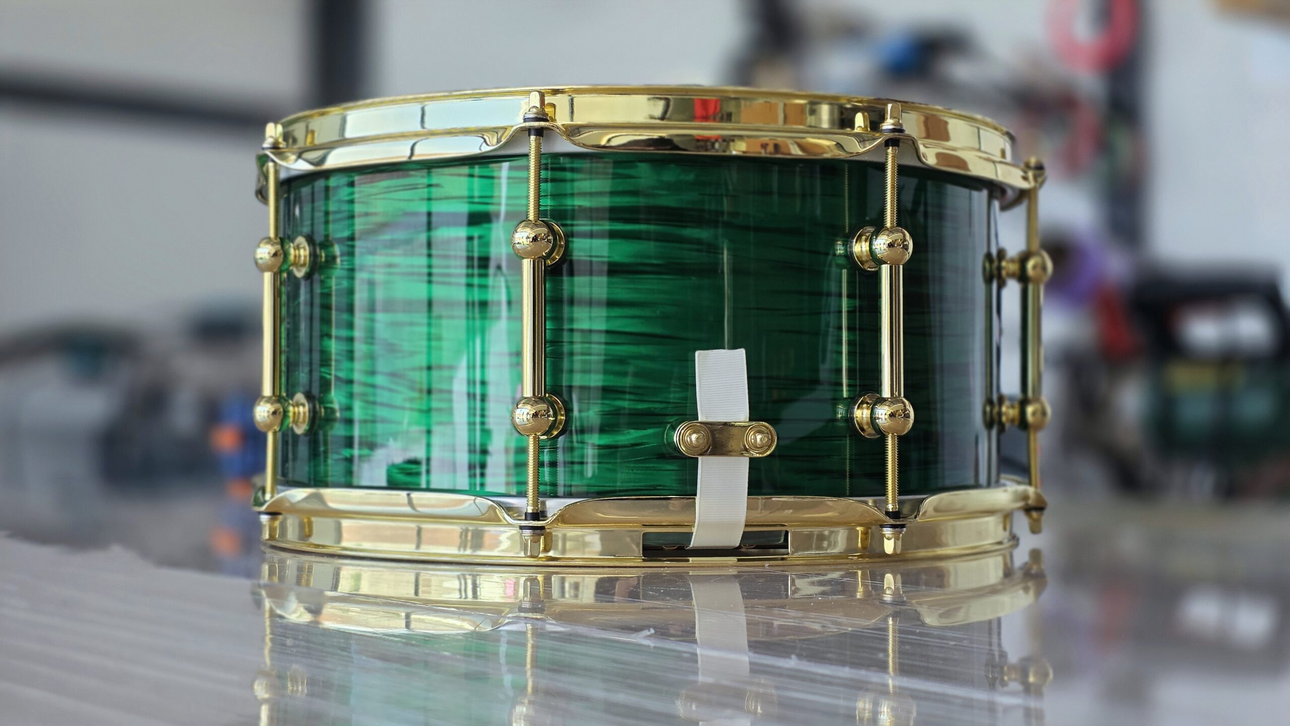 14x7" Birch Green Ripple Snare - Image 2