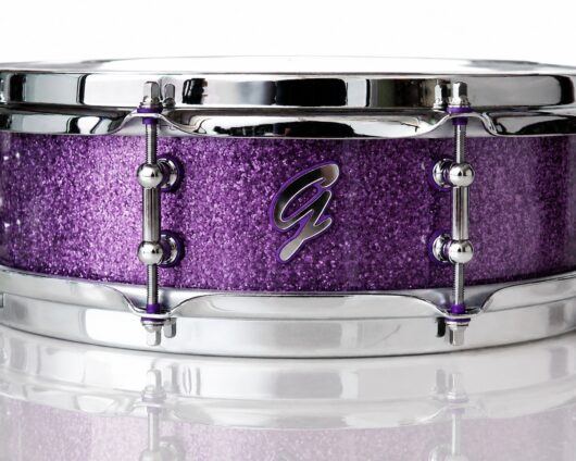Featured image for “12x4" Purple Sparkle over Mahogany Snare”