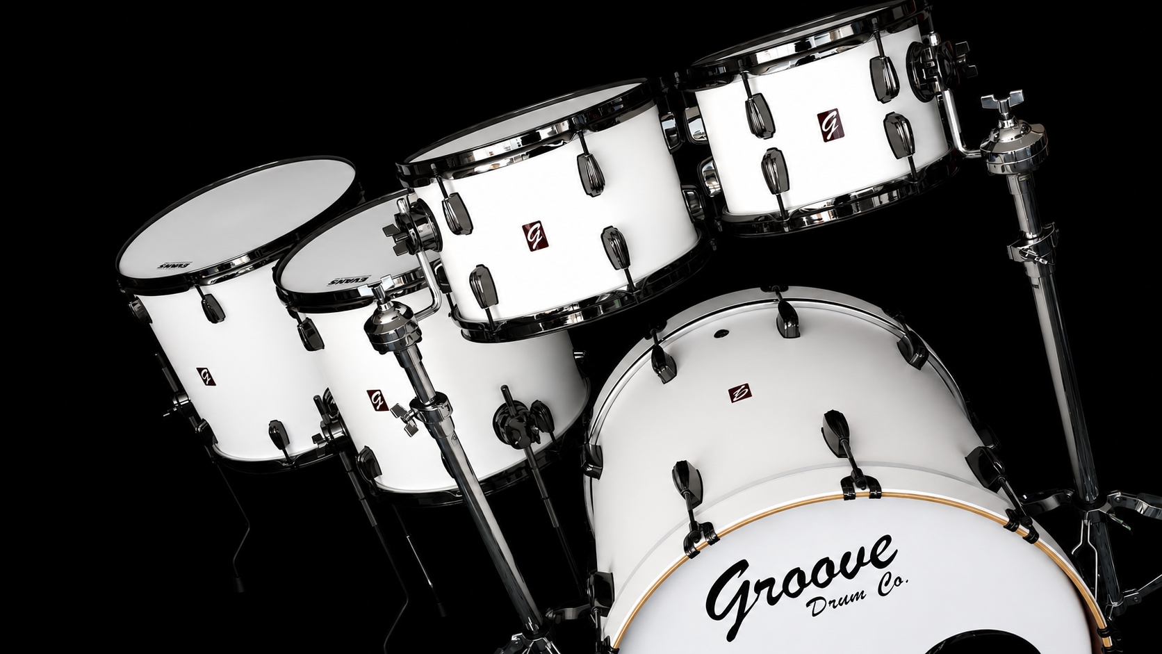 White Satin over Birch Mahogany 20,10,12,14,16" - Image 4